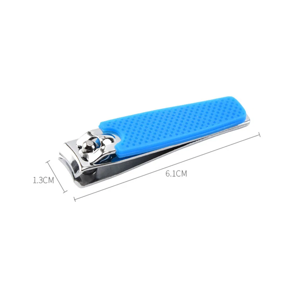 Colorful Silicone Baby Nail Clipper Manicure and Pedicure Cutter Tools Nails Art Nippers Finger Trimmer