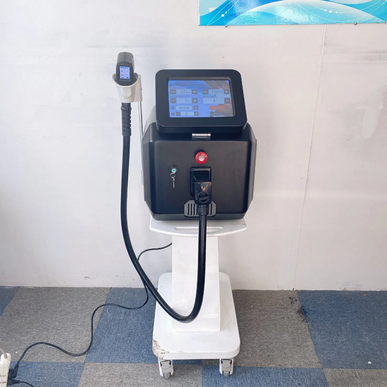 808nm Diode Laser Hair Removal Portable Painless Permanent 3-Wavelength 755nm 808nm 1064nm Laser
