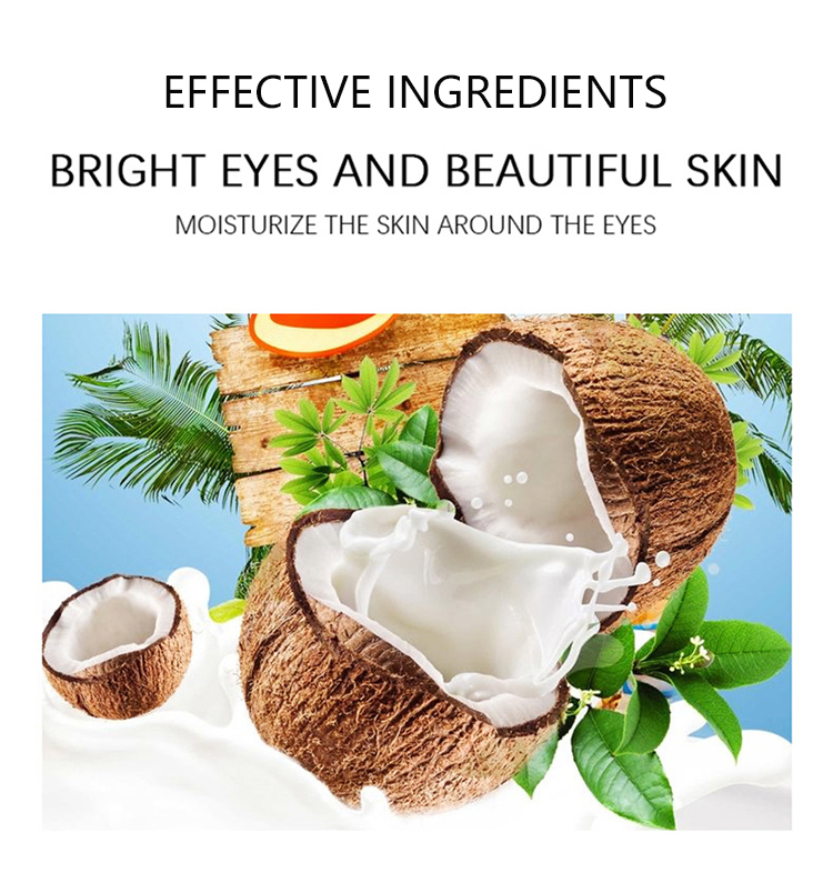 Customize Logo Eyes Mask Collagen Nourishing Moisturizing Hydra Gel Eye Patches. Rose Skin Care Eye Jelly Mask