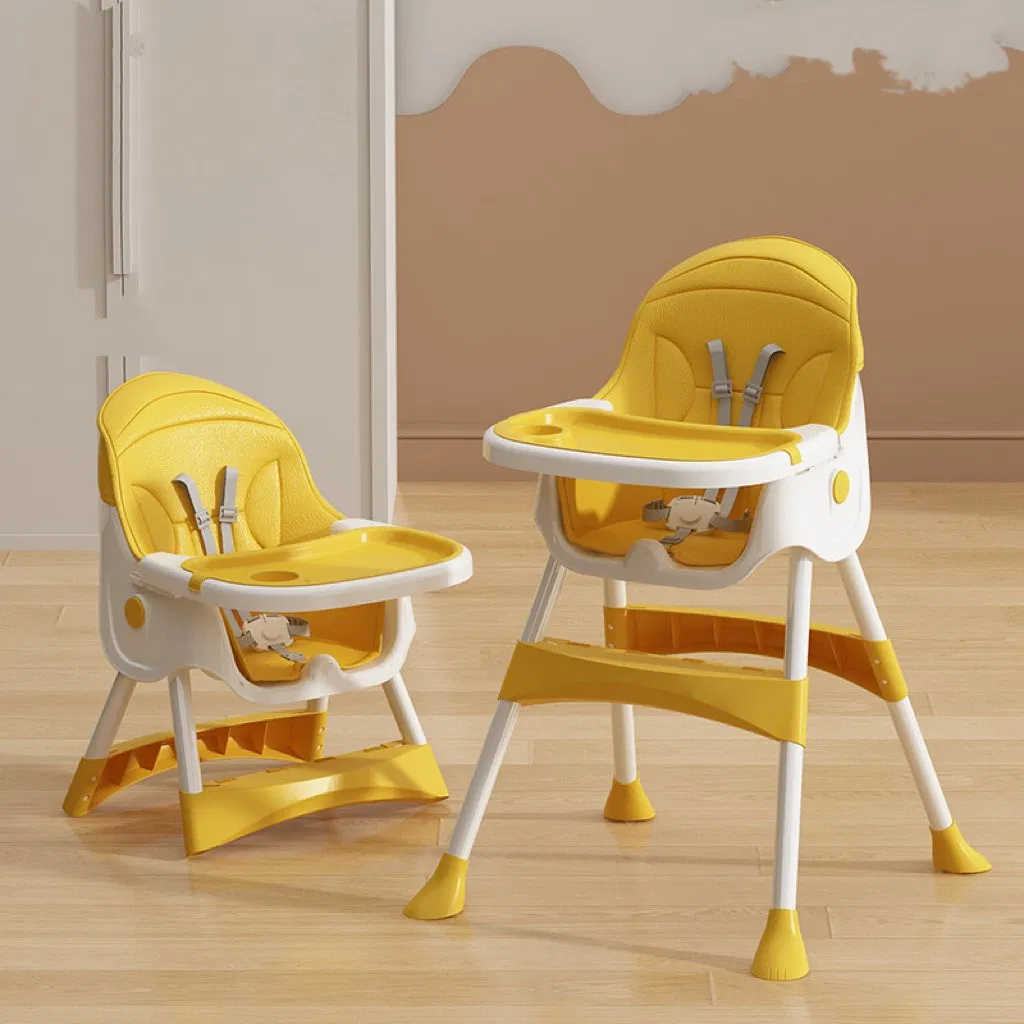 OEM Adjustable Kids Dining Chair Baby Care High Chair with Tray