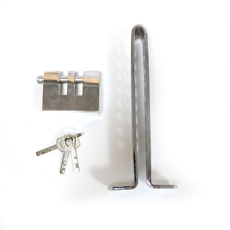 Security Car Auto Stainless Steel Clutch Lock Anti-Theft Device 8 Holes Brake Pedal Lock