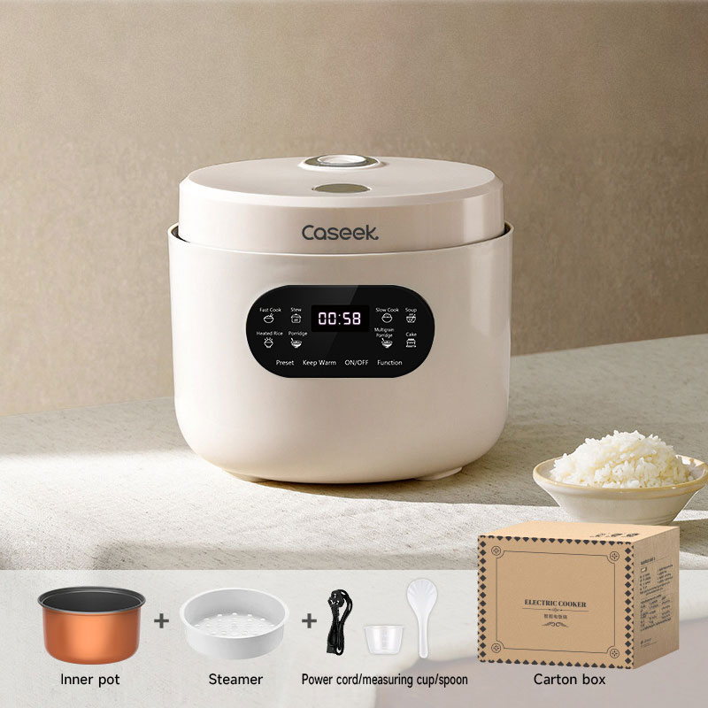 3L Electric Rice Cooker Smart Digital Multi-Fonction Home Cooking Appliance