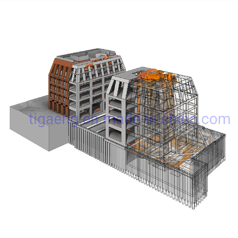 High Rise Prefabricated High-End Commercial Steel Structure Shopping Center