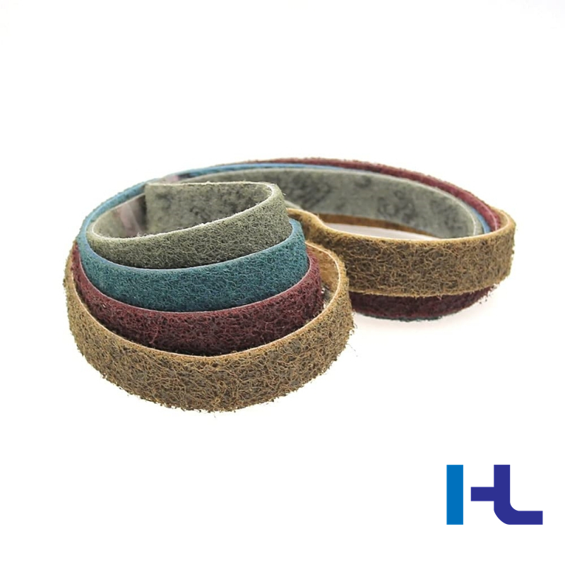 Nylon Non Woven Surface Conditioning Abrasive Sanding Belt for Grinding, Polishing, Finishing, Deburring