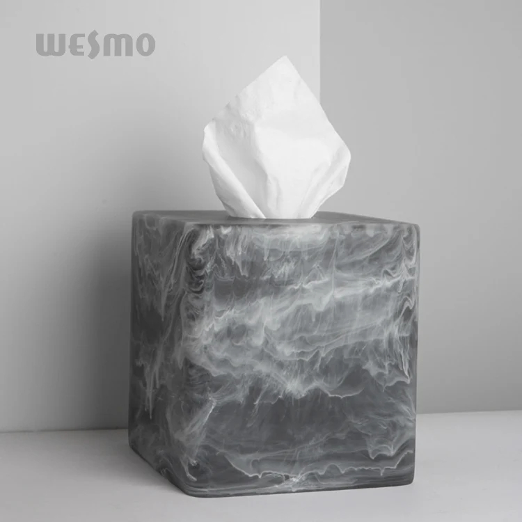 Factory Supply Tissue Box Bathroom Washroom Accessories Set Products Modern Tissue Holder Box