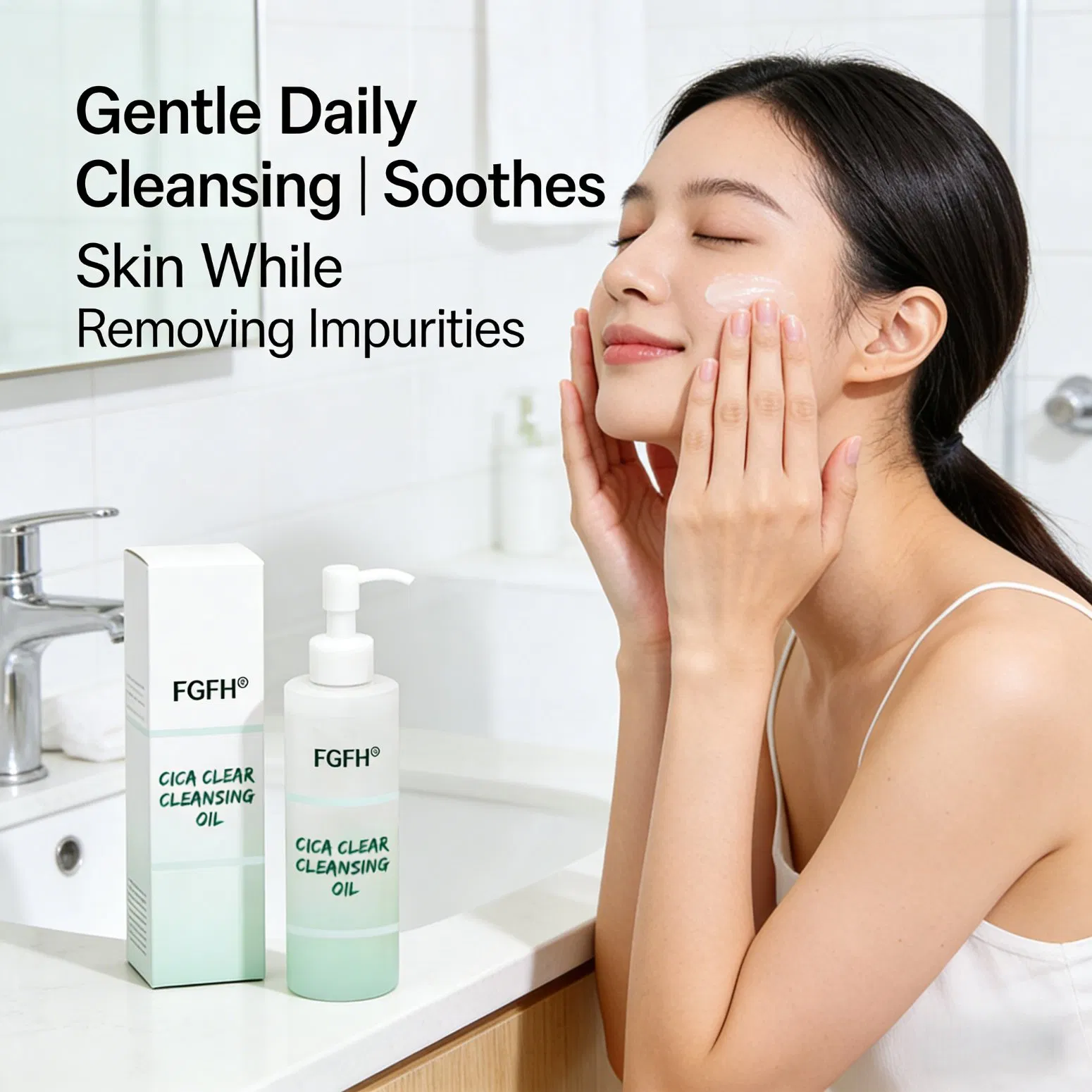 Centella Asiatica Cleansing Oil Relief Facial for Soothing Makeup Remover Oil