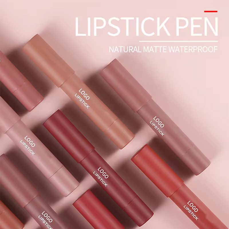 Ditong Muti-Color Velvet Matte Lipstick Pencil Vegan High Pigment Lipstick