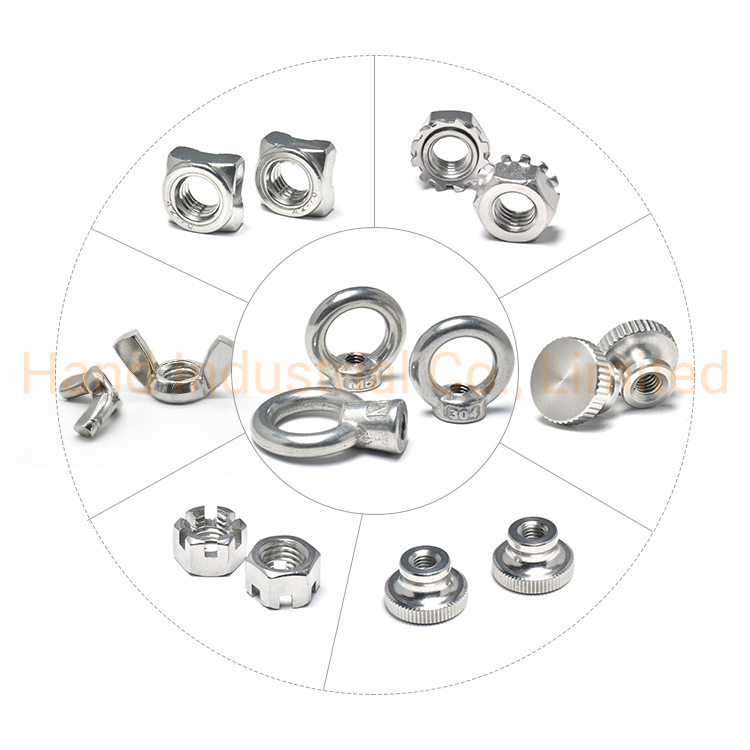 DIN315 Ss304 Fastener Wing Nut