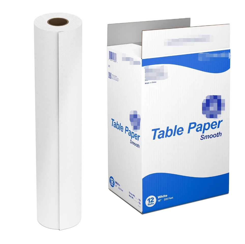 Medline Medical Exam Table Paper Smooth Table Paper 14 Inches X 225 Feet Case of 12 Rolls