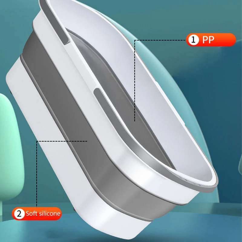 Promotional Great Quality Wholesale Plastic Large Capacity Handle Handy Baskets Drums Pails