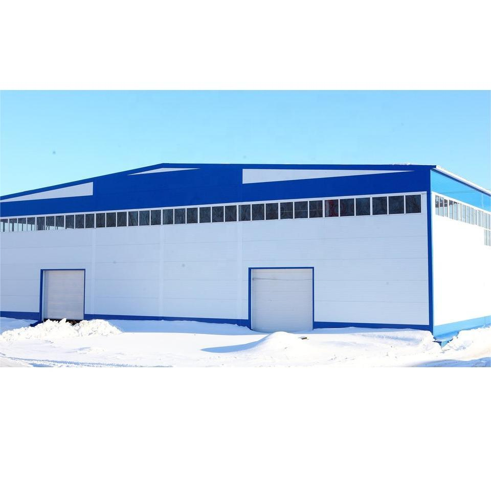 Prefabricated Cold Storage Metal Frame Prefab Building Structure Steel Construction Warehouse