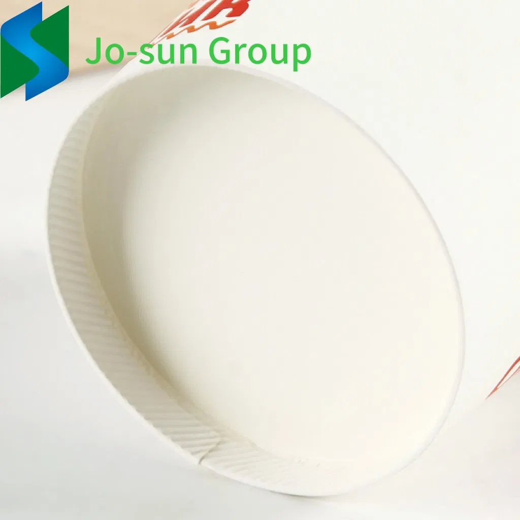 Jo-Sun Disposable Recyclable 16 Oz Lunch Packing Takeout Food Packaging Kraft Paper Hot Soup Bowl with Paper Lid