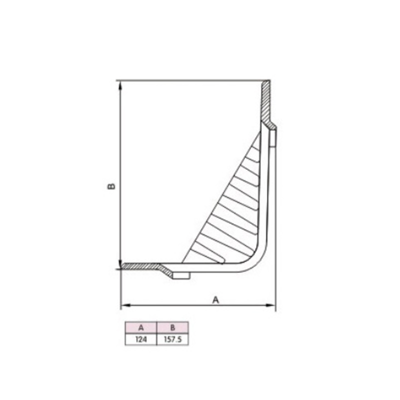 Латунный напольный трап для душа и ванной