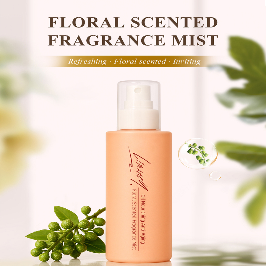 Floral Scented Fragrance Mist with Natural Extracts for Body and Fabric