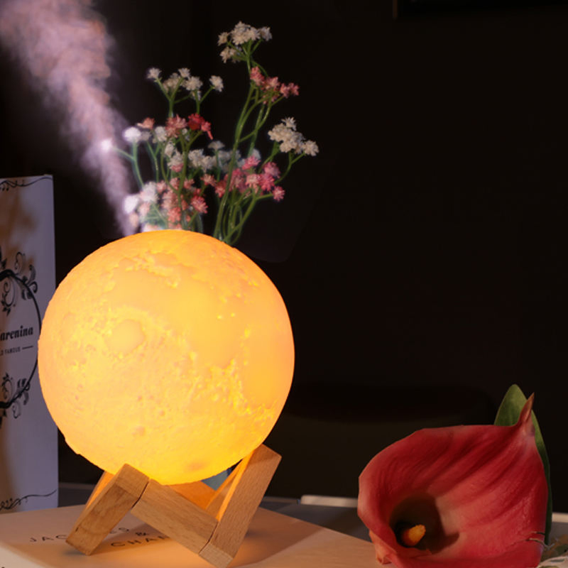 Moon Lamp Humidifier Hot Sales 3D USB Air Humidifier for Home Bedroom