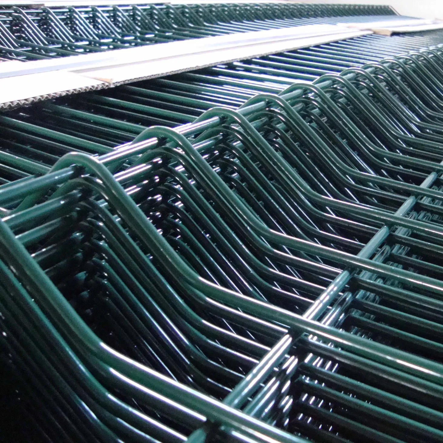 3D Fence Net PVC Strip Mesh Weld Used Wire Cloture Rigide Valla De Malla Metalica Panels Easily Assembled 3D Fencing Garden