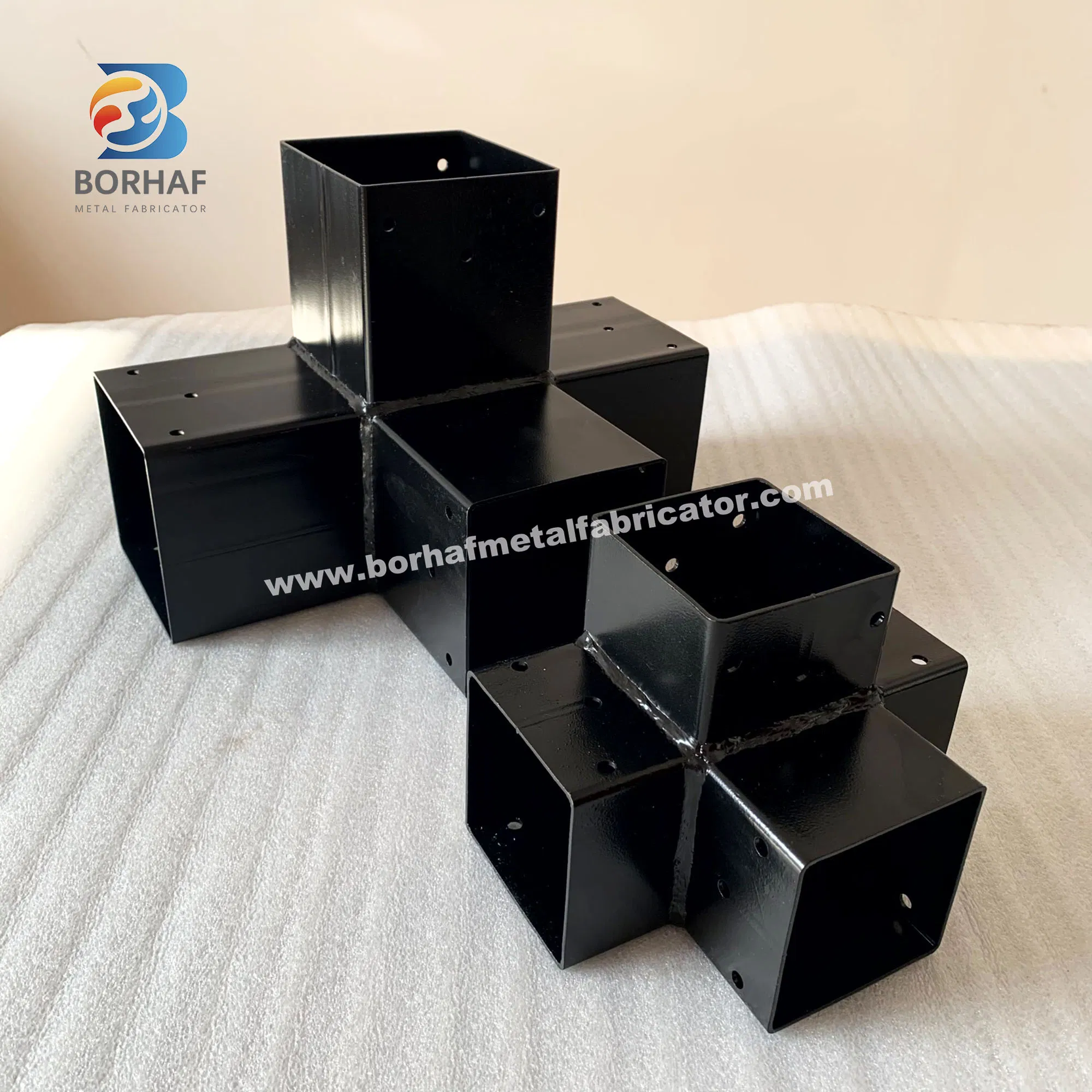 Multi-Arm Wood Post Brackets for Outdoor Furniture - Heavy Duty