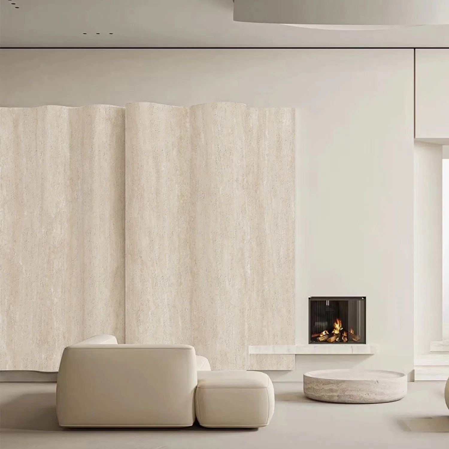 Decoration Flexible Stone Travertine Wall Panel Building Material Artificial Veneer Soft Stone