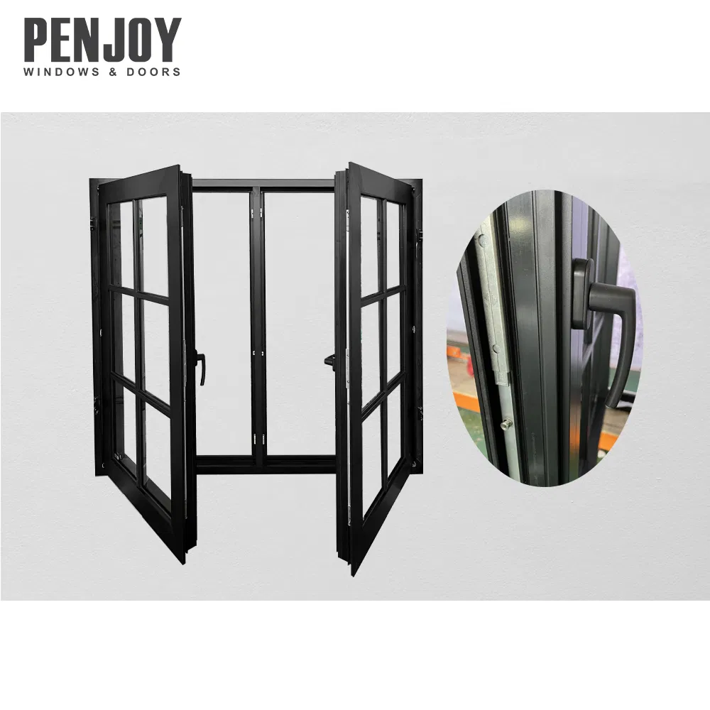 Penjoy Space Saving Thermal Broken Aluminum Outward Casement Window