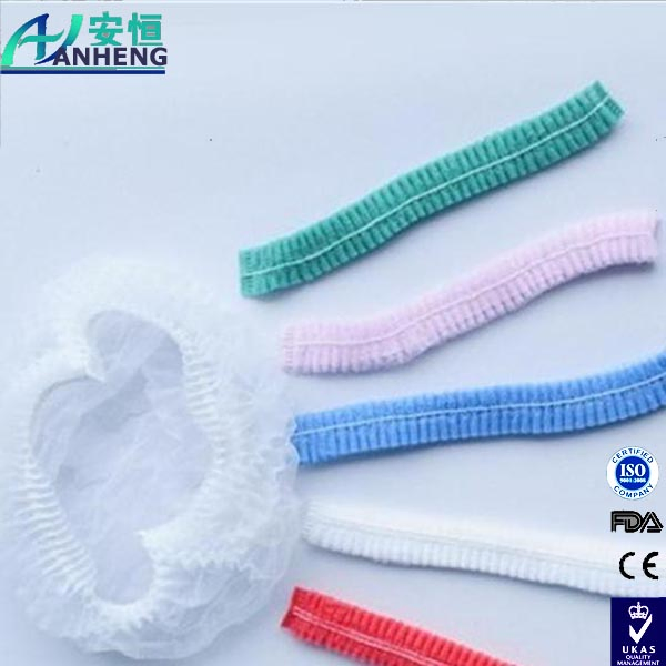 Disposable Nonwoven Surgical/Medical Nurse Bouffant Clip Cap