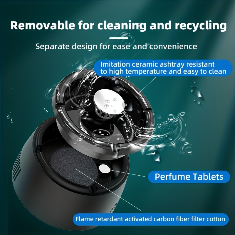 Air Purifier Rechargeable Anion Freshener Household Negative Ions Cleaner