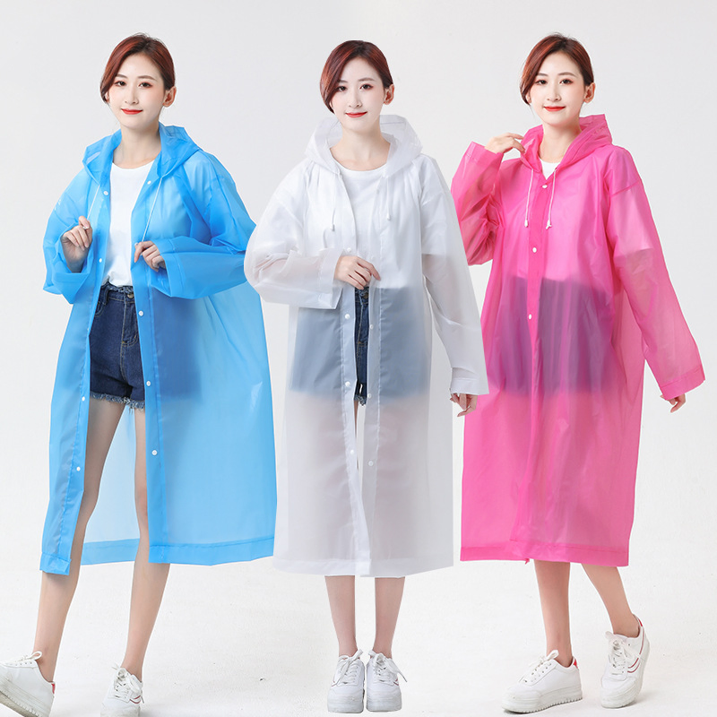 Portable Disposable Poncho Raincoats for Men Women Rain Poncho Emergency Fisherman Rain Coat