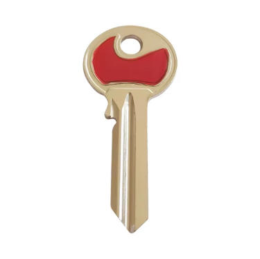 Competitive Price Solid Brass Carabiner Padlock Key Blank Llave Venezuela Plastic Head Key