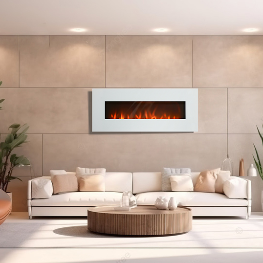 for Sale Decorative Wall Mounted Insert Flame Video Electric Fireplace