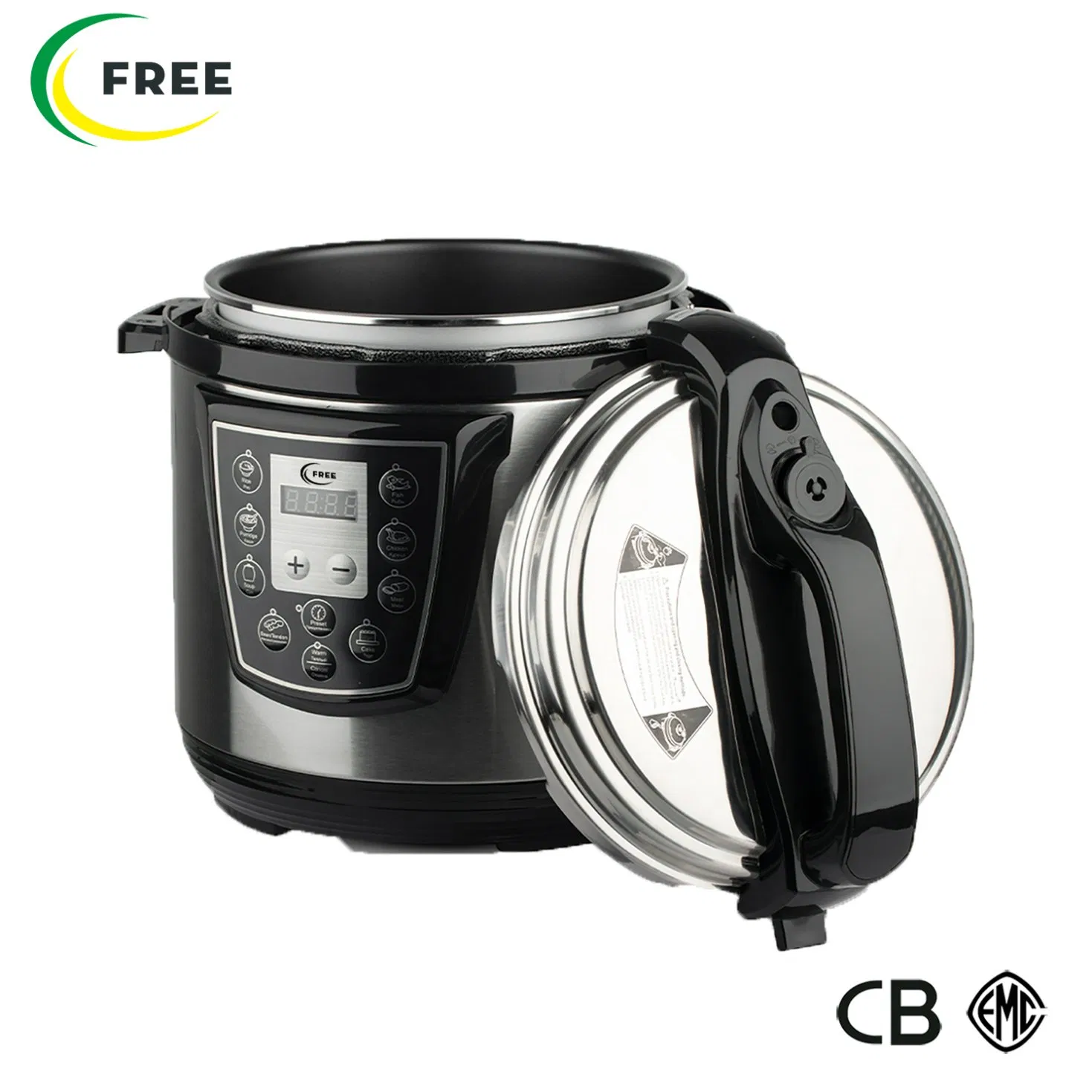 Commercial Multi-Function Silver Crest Stainless Steel Smart Digital Electric Pressure Cookers