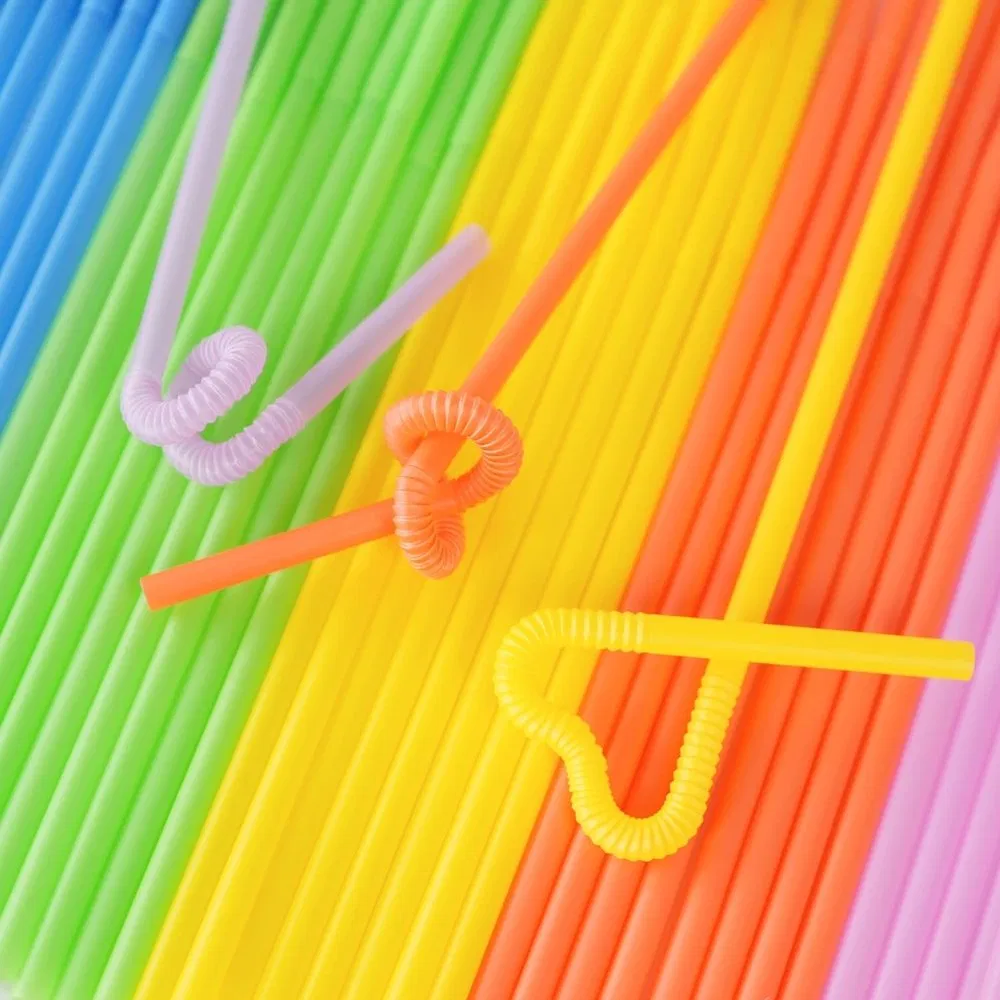 Multiple Diameters Available Custom Colored Eco Artistic Plastic Straws for Sustainable Drinking