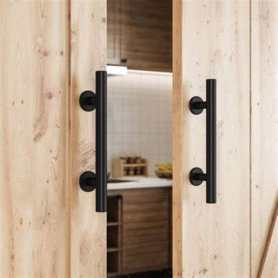Barn Door Handle Hardware for Furniture with Carbon Stainless Stamping