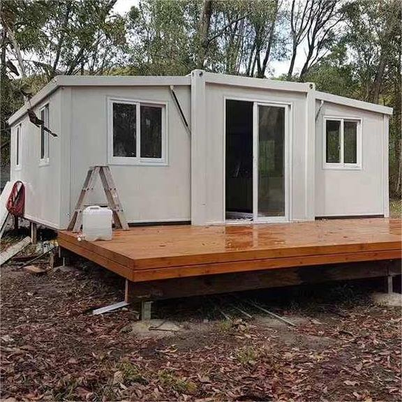 Double Wing Expansion Integrated House Suitable for Outdoor Living and Office Use