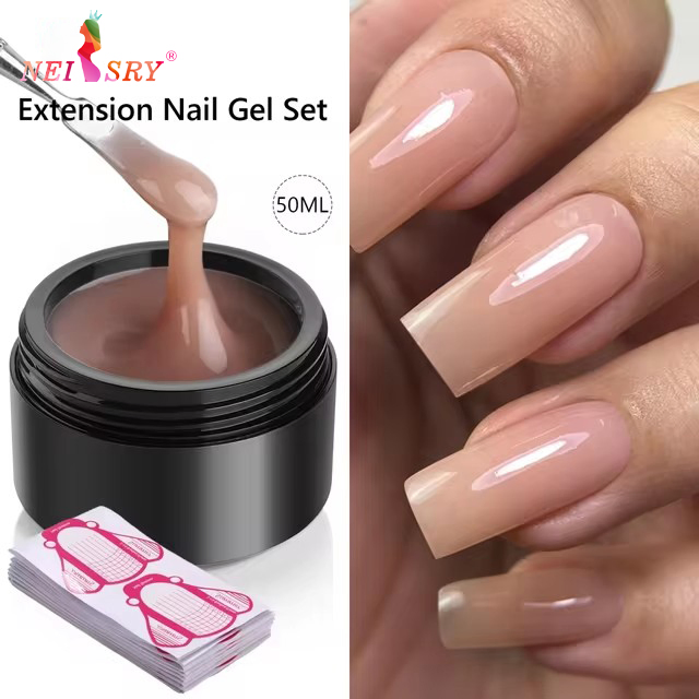 Premium Soak-off LED/UV Nail Gel for Effortless Extensions