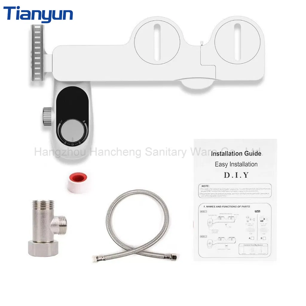 Luxury Foldable Bidet Hot and Cold Water Control Bidet Non-Electric Toilet Bidet Seat Attachment