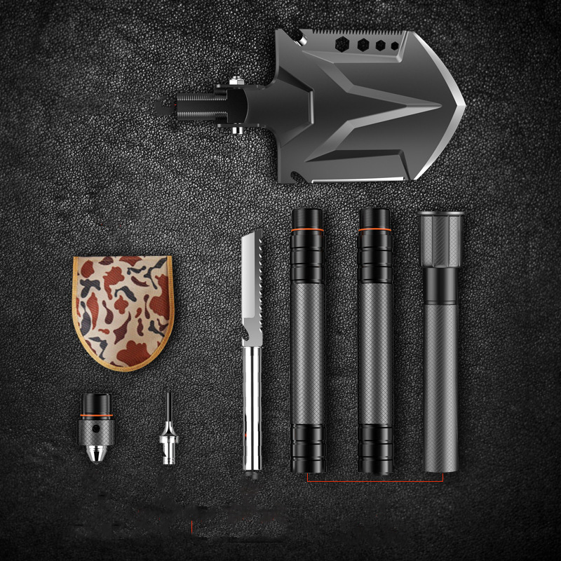 Multifunctional Engineer Shovel Set Tools for Field Survival Camping Equipment Folding Shovel