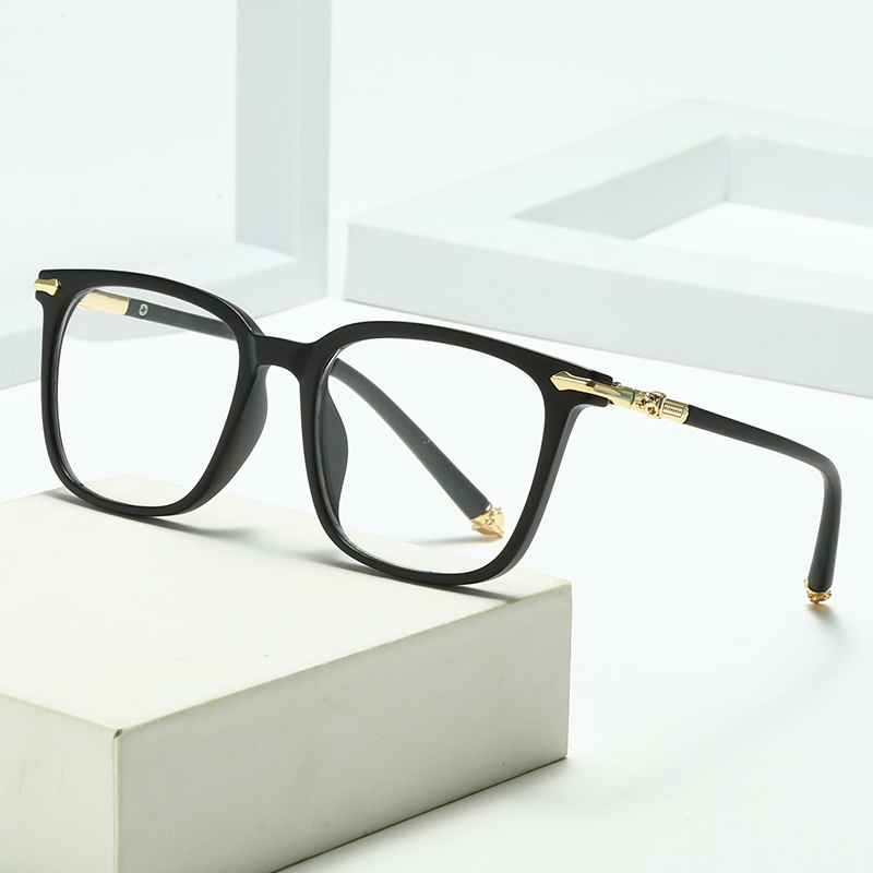 2024 New Square Fashion Tr90 Popular Computer Anti Blue Light Blocking Reading Glasses
