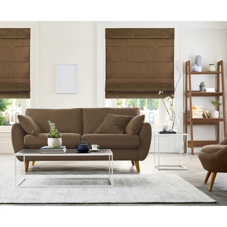 Sisheng Inexpensive Roman Shades by Remote Control Made of Multicolor Fabric