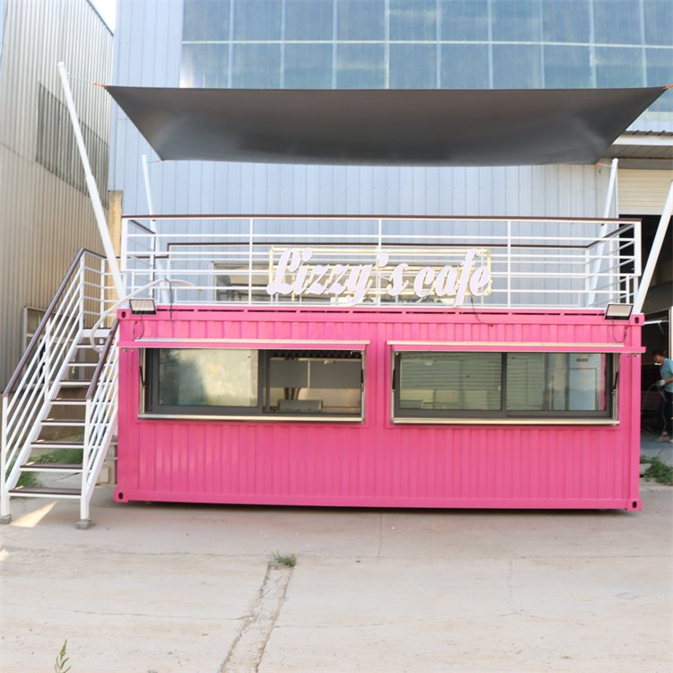 20FT Double Decker Shipping Container Restaurant Container Cafe Shop Bar