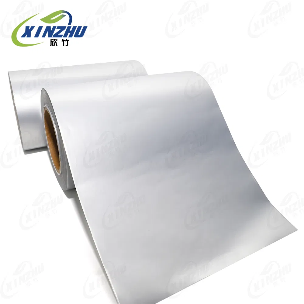 Jumbo Roll 50mic Matte Silver Pet Film Adhesive Material for Printing Label Sticker