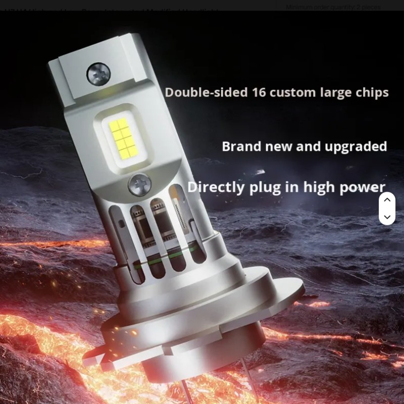 Type9003 50W Refitted Reflector Car LED Headlights D8S Plug-in Integrated Headlights