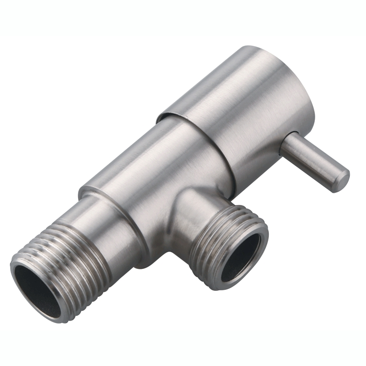 Push-Fit Connection No Soldering Switch Angle Stop Valve