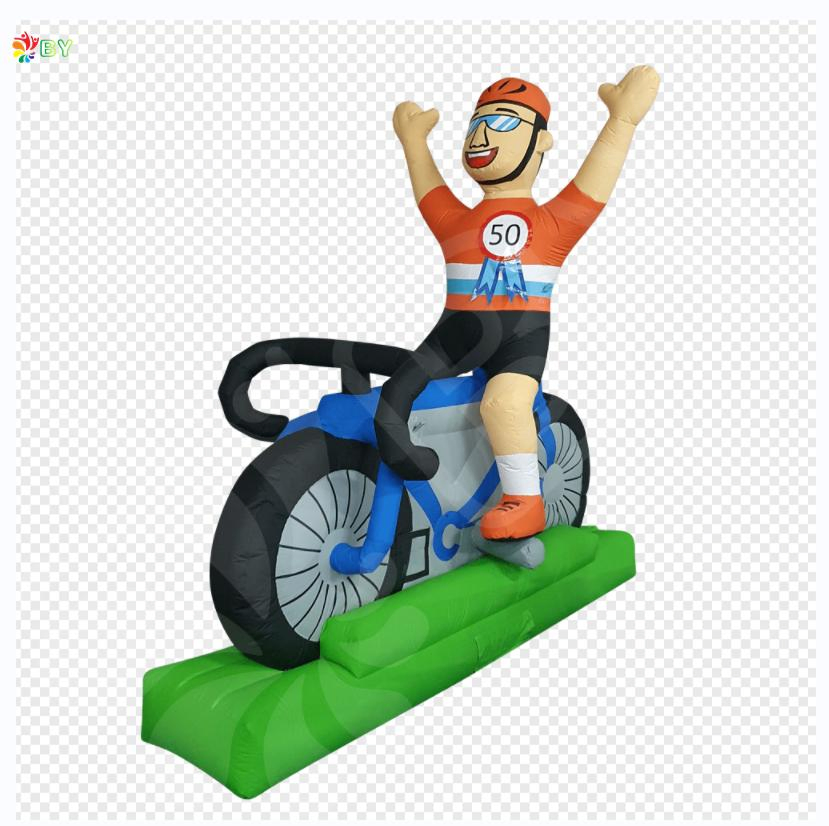 Factory Custom Cheap Holland Cartoon Balloon 3m High Giant Inflatable Biker Balloon