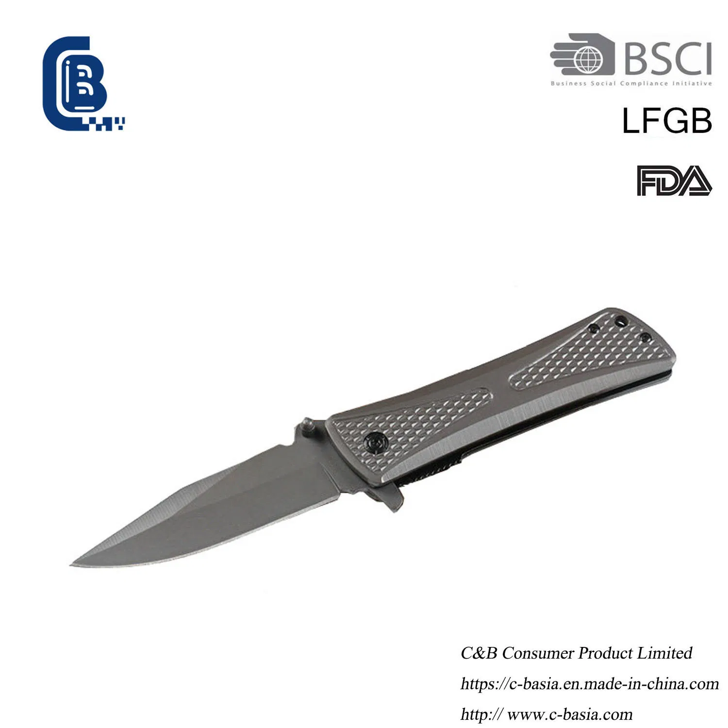 Folding Outdoor Camping Survival Tactical Pocket Knife, Hunting Combat Knife