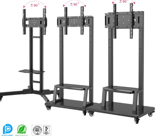 Mobile TV Stand with Rotating Features for 32-55 Inch Screens