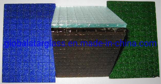 6mm Clear Nashiji Patterned Wired Glass Safety Glass for Window and Louver