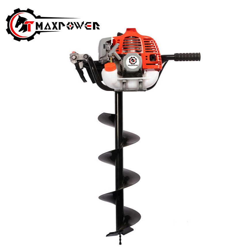 Tree Planting Machine Two Stroke Planting Digging Hole Piling 52cc Petrol Earth Auger