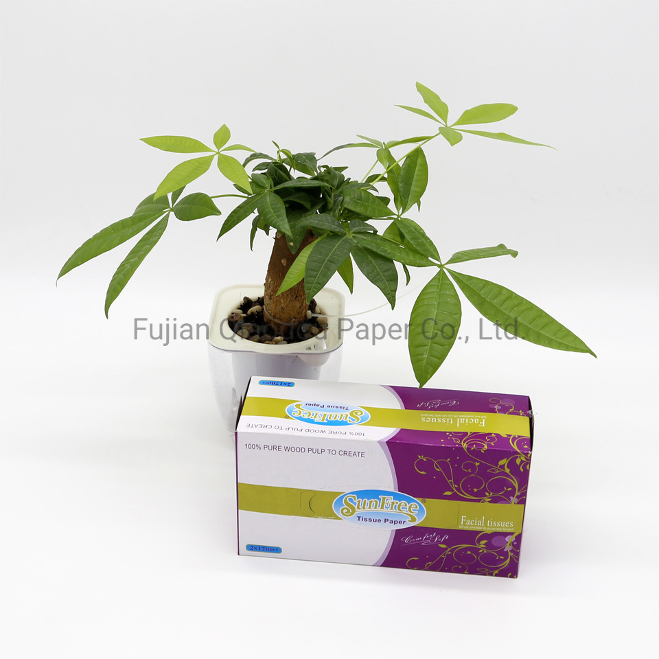 Factory Embossed Box Pure Virgin Wood Pulp Tissue