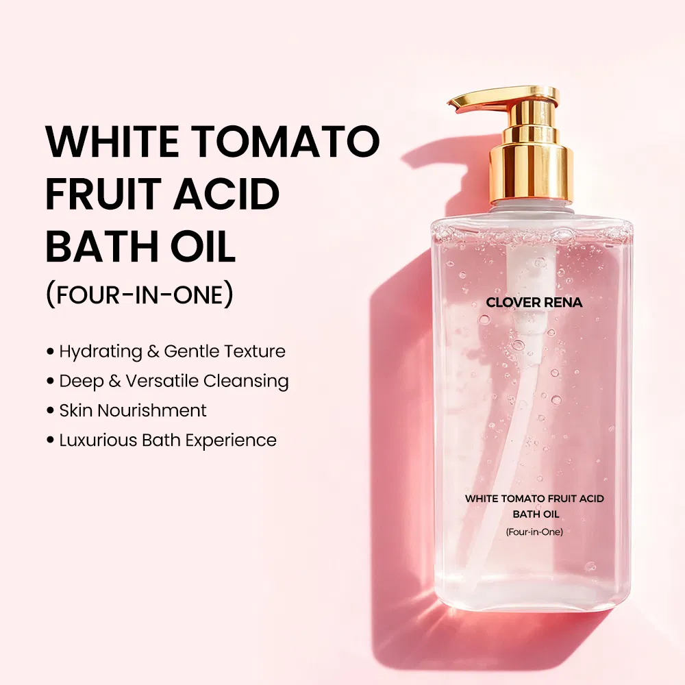 Whitening Shower Oil Bath Oil 100ml with Natural Ingredients Gently Cleanses Refreshes