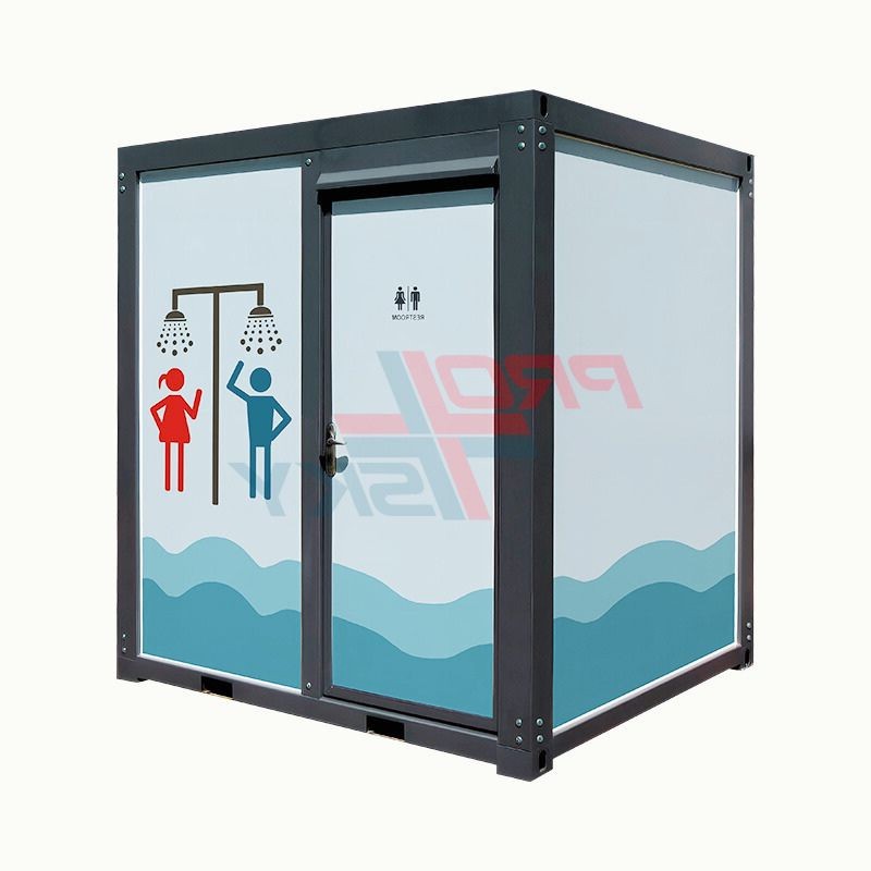 Mobile Prefab Bathroom Pod with Toilet Shower Outdoor Portable Sanitary Unit