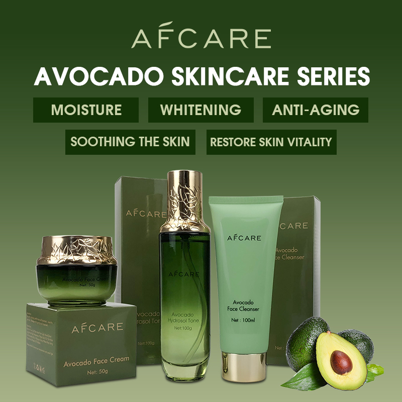 Private Label Moisture Whitening Anti-Aging Soothing The Skin Avocado Skincare Series
